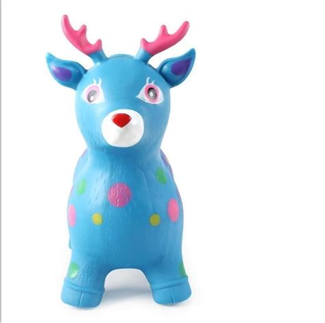 inflatable musical pvc jumping deer toy fruugo uk