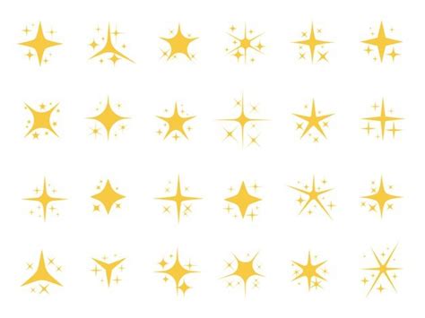 Ai Sparkling Stars Shiny Sparks Glitter Light Star And Sparkle