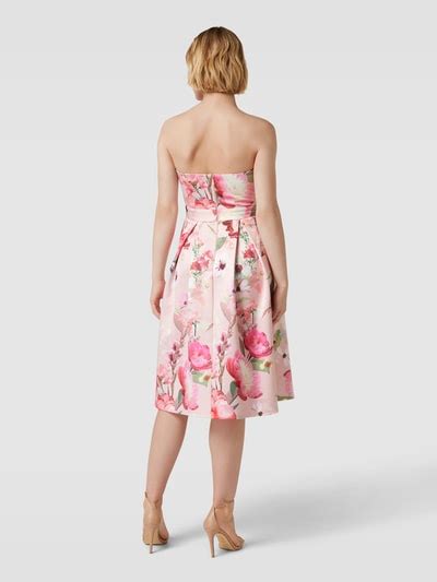 Lipsy Cocktailkleid In Bandeau Form Mit Floralem Allover Muster Rose Online Kaufen