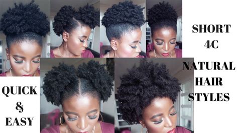 Easy Everyday Styles On My Short 4c Natural Hair Kenny