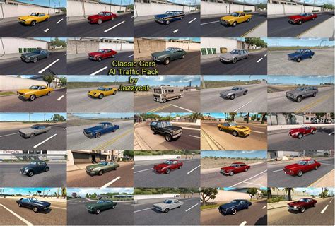 Classic Cars Ai Traffic Pack By Jazzycat V65 Ats Euro Truck
