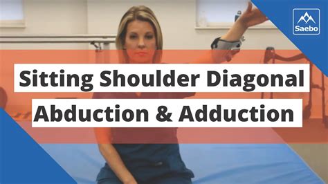 Saebomas Exercise Sitting Shoulder Diagonal Abduction And Adduction Youtube
