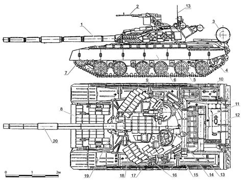 Main Battle Tank T 80 Model Construction
