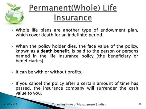 Whole Life Insurance Policy Pdf