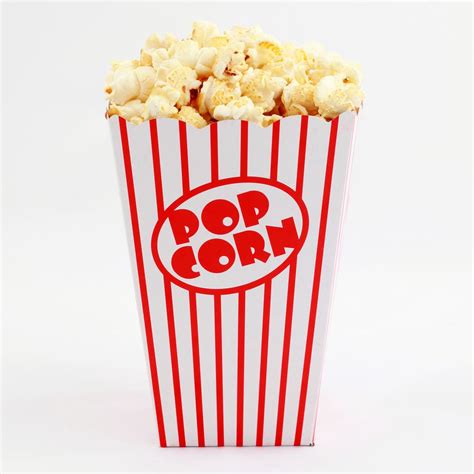 Retro Popcorn Boxes Movie Hollywood Birthday Party Home Cinema Paper