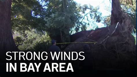 Strong Winds Sweep Through The Bay Area Youtube
