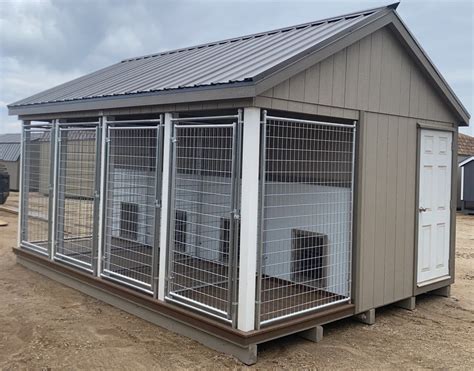 Fully Assembled 10 X 16 Amish Built Run Dog Kennel Dog Kennel Designs