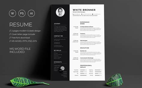 This is a specially designed handcrafted resume with cover letter. 40 Best Free Printable Resume Templates | Printable DOC