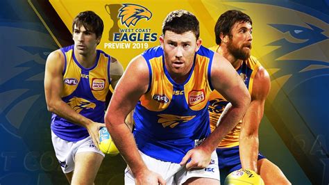 West coast eagles football club is an australian rules football club competing in the australian football league. AFL season preview 2019, West Coast Eagles: Premiership ...