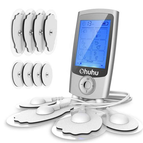 Fda Cleared Muscle Pain Tens Unit Ohuhu Rechargeable 16 Modes And 12