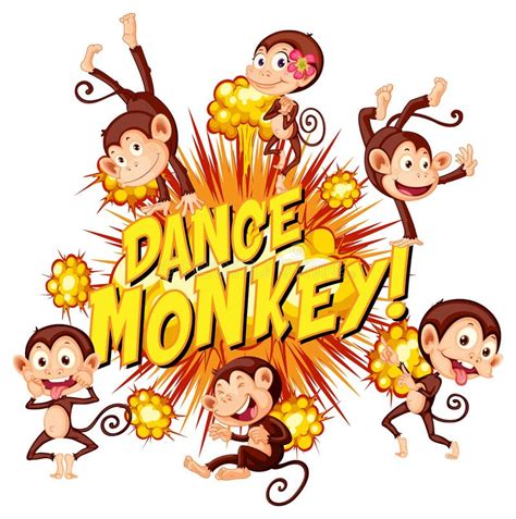 Dancing Monkeys Clip Art Stock Illustrations 29 Dancing Monkeys Clip