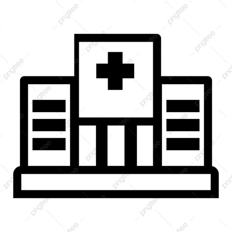 Gambar Ikon Minimalis Rumah Sakit Ikon Rsud Simbol Png Dan Vektor