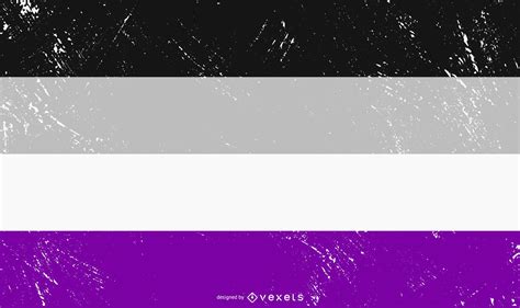 Asexual Pride Flag Grunge Vector Download Free Nude Porn Photos