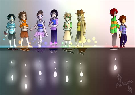 Infinitytale 8 Humans 8 Souls By Fukuromami555 Undertale Funny