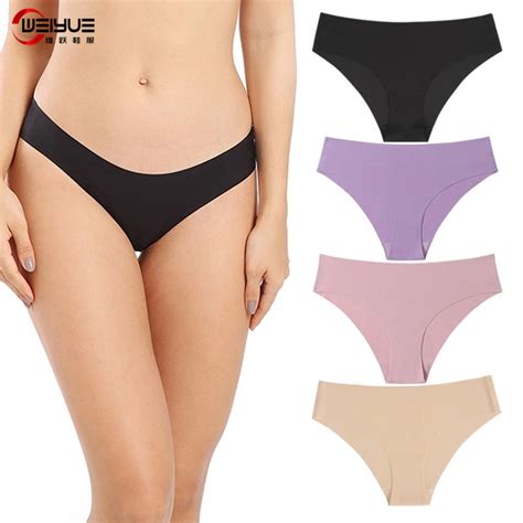 Seamless Underwear Breathable Invisible Stretch Bikini Panty Brief Women Underwear China Women