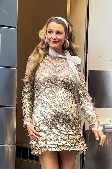 Pregnant Blake Lively Leaves 10th Annual Forbes Power Womens Summit In