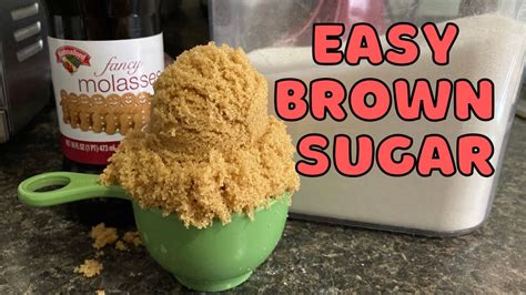 How To Make Homemade Brown Sugar Youtube