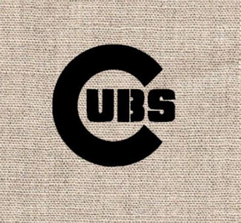 Items Similar To Chicago Cubs Stencil Large Sizes On Etsy