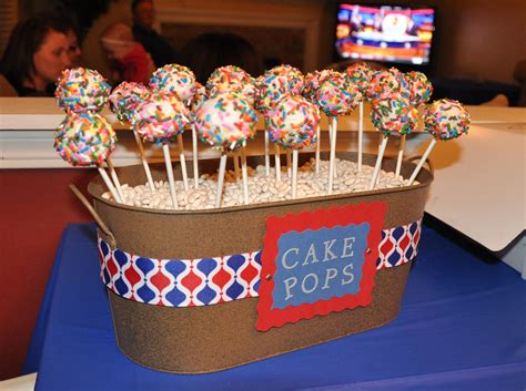 Using a handheld or stand mixer fitted with a paddle or whisk attachment, beat the butter and sugar together in a large bowl until creamed, about 2 minutes. Simply DIY Cake Pop Display! Fill a tin with green floral Styrofoam, arrange your cake pops ...