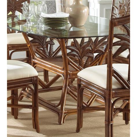 Give your casual dining area a bit of flair with the island sunrise collection. Indoor Rattan & Wicker Rectangular Dining Table - $800.99 ...