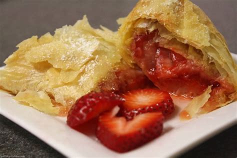 Use the phyllo sheets as directed in the recipe. strawberry strudel | Strudel recipes, Filo pastry recipes ...