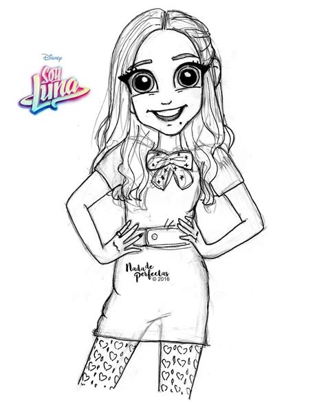 Soy Luna Para Colorear 🥇 ¡dibujos Para Imprimir Y Pintar