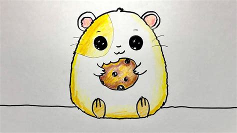 How To Draw Hamster Easy Step By Step Youtube