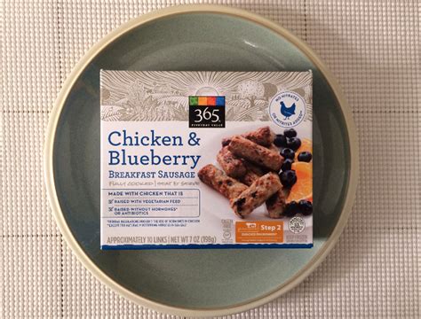 +bake at 350 degrees for 20 minutes. 365 Everyday Value Chicken & Blueberry Breakfast Sausage ...