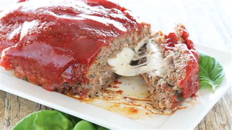 Meatloaf Recipe With Mozzarella Cheese In The Middle Deporecipe Co