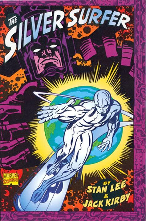 Capns Comics The Silver Surfer Graphic Novel Cover By Jack Kirby