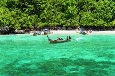 Monkey Beach Phi Phi Islands Thailand Photograph By John Harper Pixels