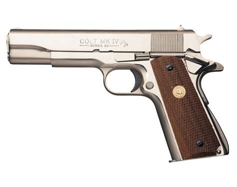 Colt Mkiv Series 80 Government Model 1911 Semi Automatic Pistol With