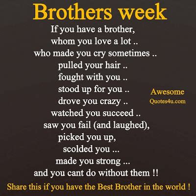 Brother love images with quotes. I Love My Brother Quotes For Facebook. QuotesGram