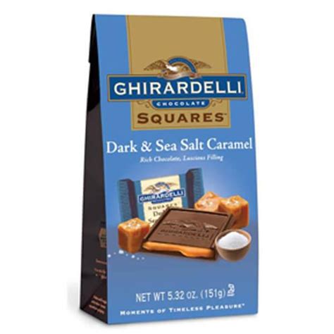 Ghirardelli Dark Chocolate Squares With Sea Salt Caramel Filling 5