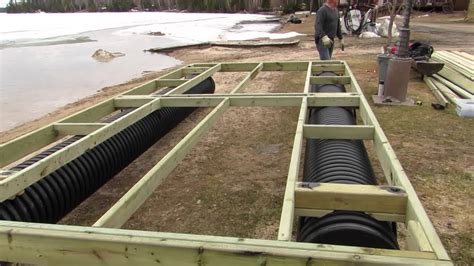 I'm thought process of building nonpareil for axerophthol big pond to swim to from without the ramp. How to Build a Dock with Dock Pontoons - YouTube