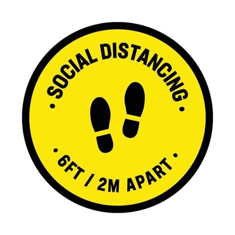 Social Distancing Stickers For Floor Floor Stickers And Decals