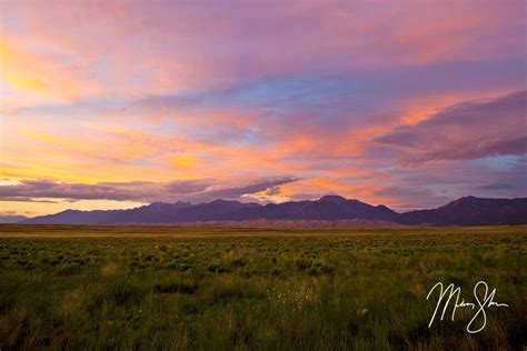 Great Sand Dunes Sunset Great Sand Dunes National Park And Preserve