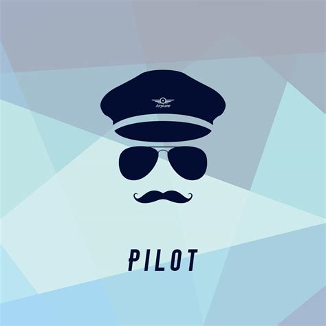 Pilot Icon In Flat Style People Symbol Illustration 1987338 Vector