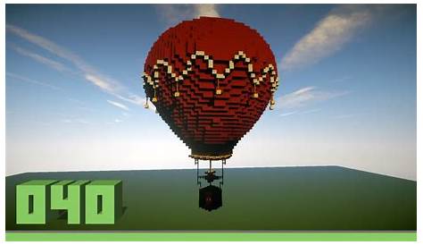 Large hot-air balloon Minecraft Map