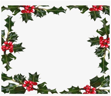Christmas Holly Border Png Holly Leaf Border 900x736 Png Download