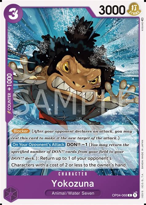 Yokozuna One Piece Card Game Card Onepiecegg