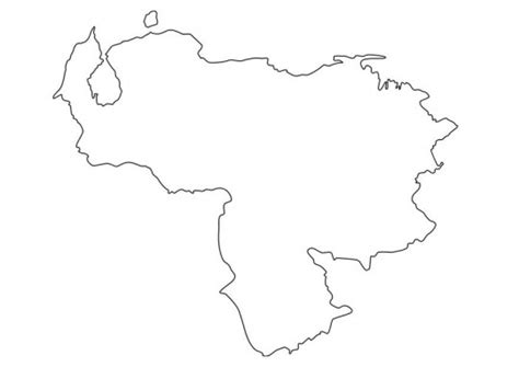 Blank Map Of Venezuela Clipart Best