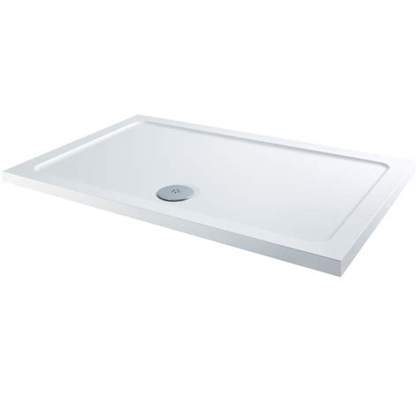 4bathrooms 1100mm X 700mm Rectangle Stone Resin Shower Tray