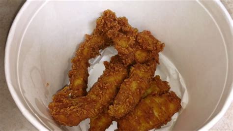 KFC $10 Chicken Tenders review - YouTube