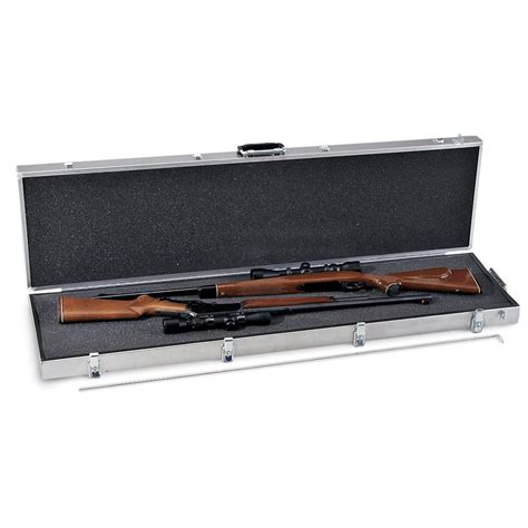 Icc® Aluminum Double Scoped Rifle Case 135856 Gun Cases At Sportsman