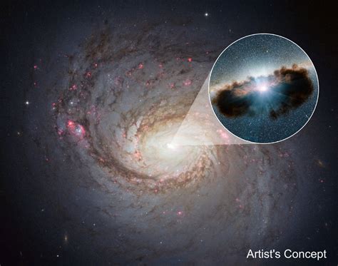 Space Images Hidden Lair At The Heart Of Galaxy Ngc 1068