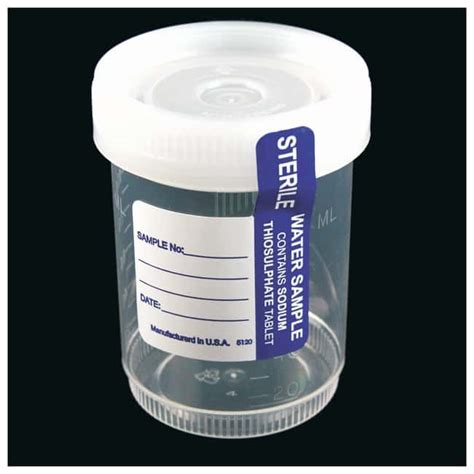 Parter Medical Products Sterile Specimen Containers 53mm Opening 120ml