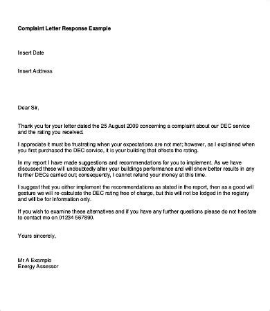 Detail Contoh Surat Complaint Letter Koleksi Nomer 34
