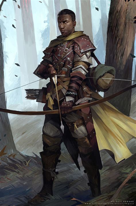 Character Concept For Pathfinder Kingmaker By Valeriy Vegera