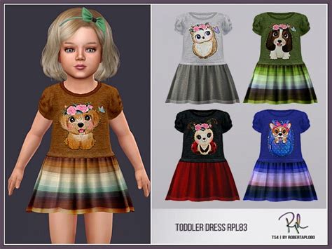Toddler Dress By Robertaplobo From Tsr Sims 4 Downloads